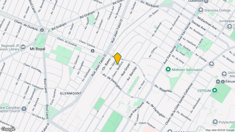 2705A de Bedford Ch Map and Location Details