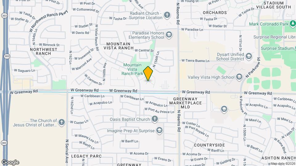 15665 W Carmen Dr Map and Location Details