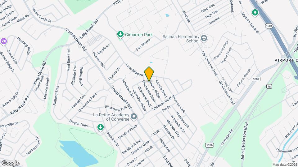 8418 Dusty Ridge Map and Location Details