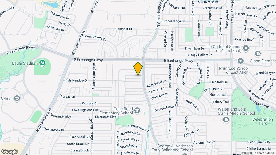1204 Meadow Creek Dr Map and Location Details