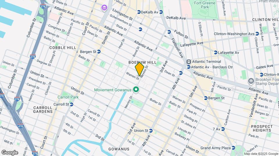 182 Nevins St, Unit 3 Map and Location Details