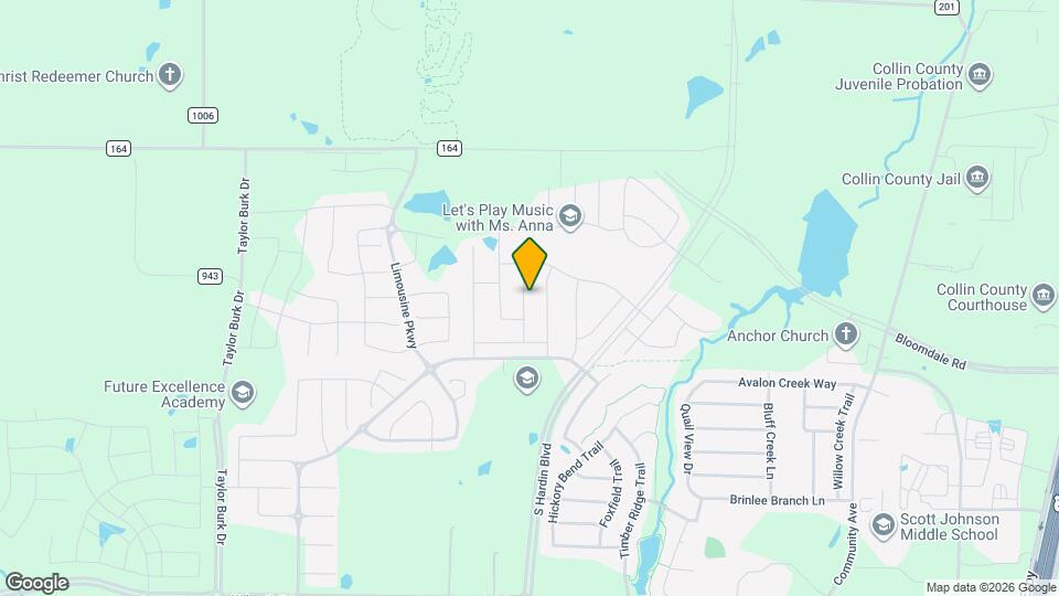 3916 Ironbark Wy Map and Location Details