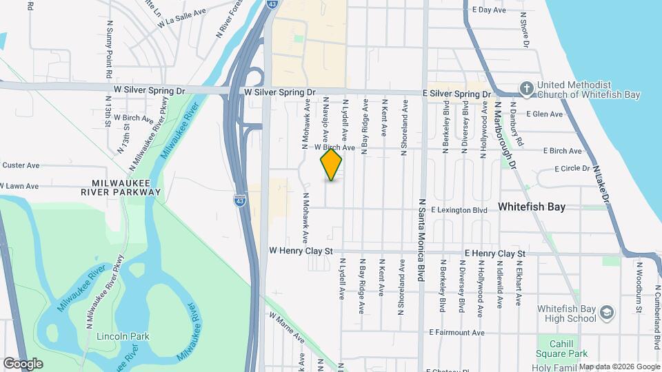 5350 N Navajo Ave Map and Location Details