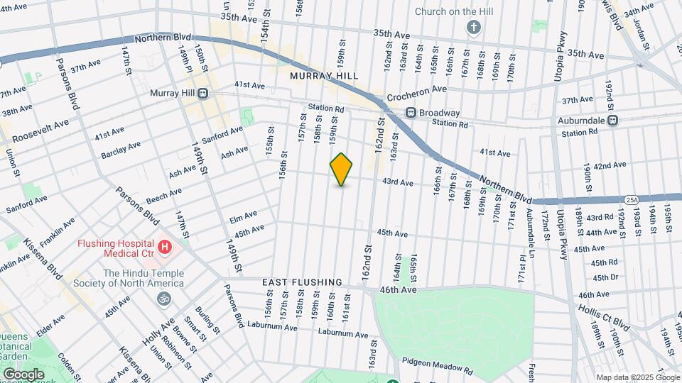 43-28 160th St Mapa y Detalles de la Ubicación