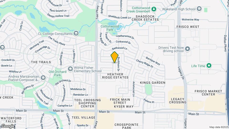 9750 Candlewood Dr Map and Location Details