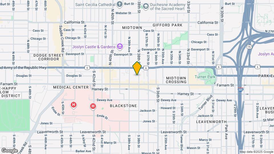 38th Place Map and Location Details