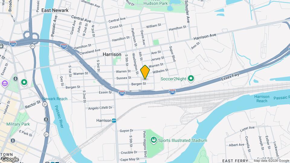 608 Bergen St Map and Location Details