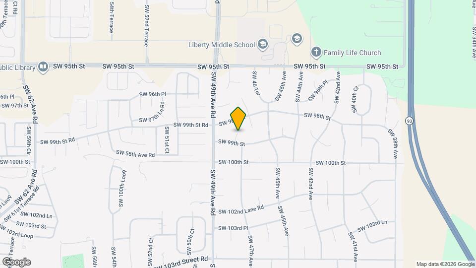 9233 SW 47th Ct Map and Location Details