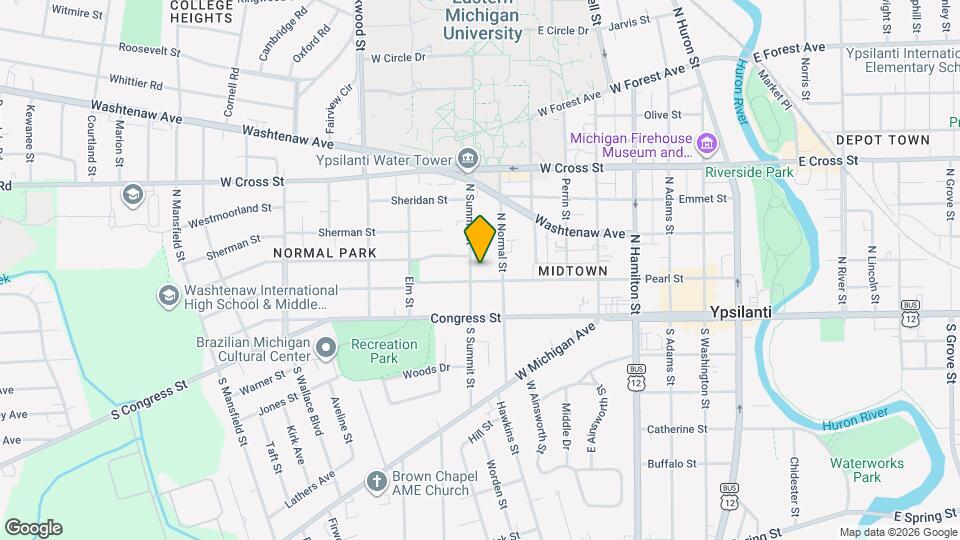 106 N Summit St Mapa y Detalles de la Ubicación