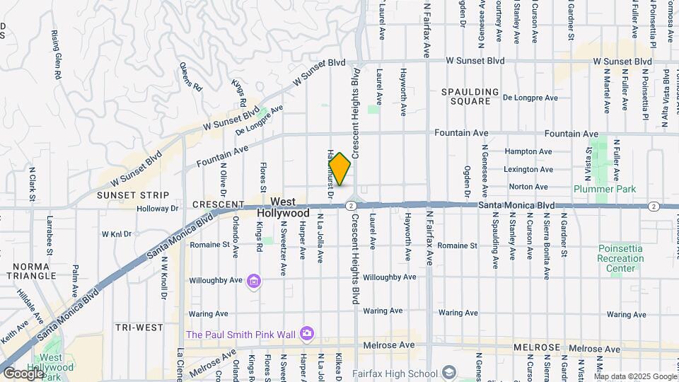 8120 Norton Ave. Map and Location Details