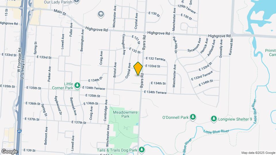 7215 E 133rd Cir Map and Location Details