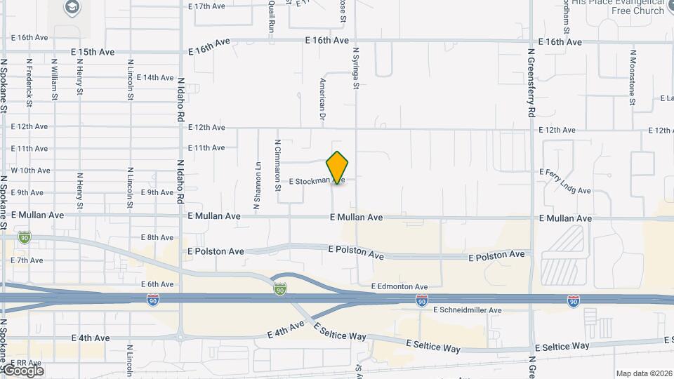 880 N Tucson St Map and Location Details