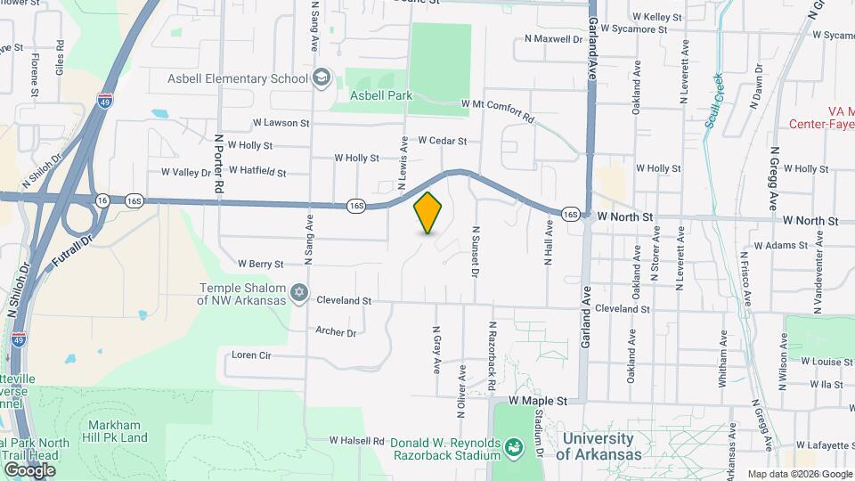 968 N Lewis Ave Map and Location Details