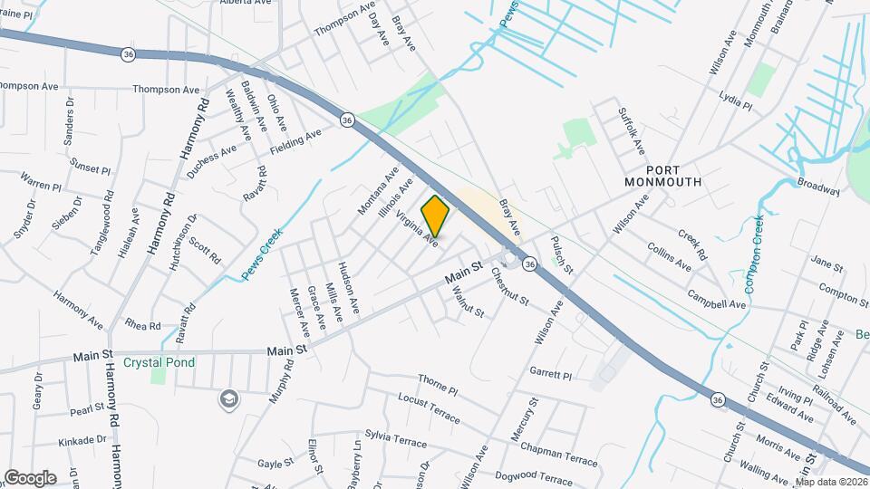 243 Virginia Ave Map and Location Details