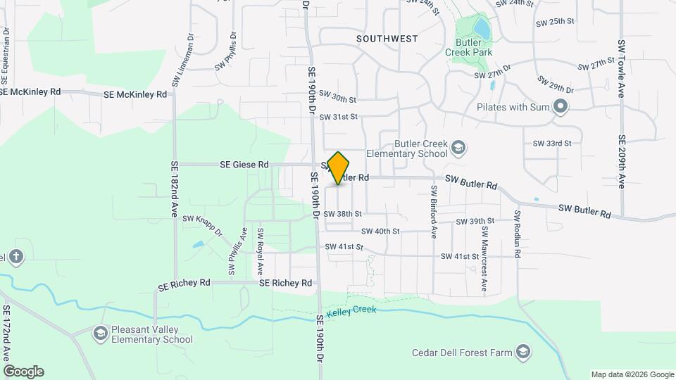 3550 SW Snowberry Ave Mapa y Detalles de la Ubicación