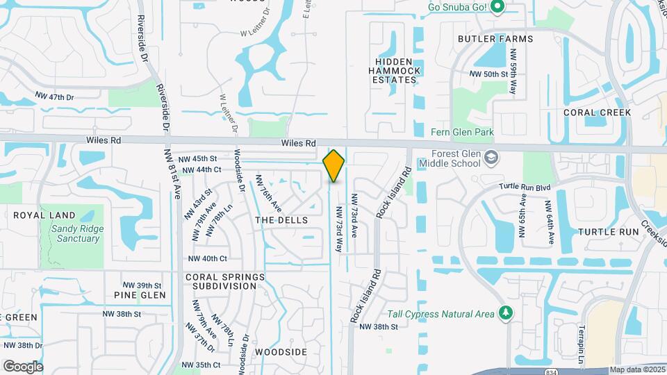 4290 NW 73rd Way Map and Location Details
