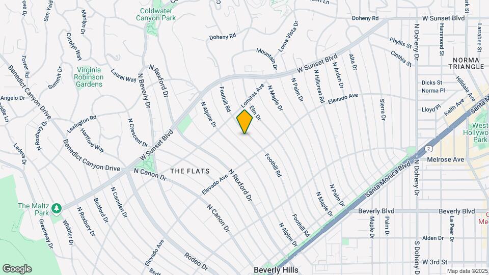 713 Foothill Rd Map and Location Details