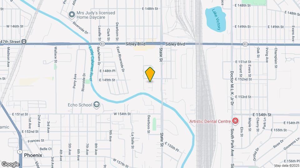 15203 Dearborn St Map and Location Details