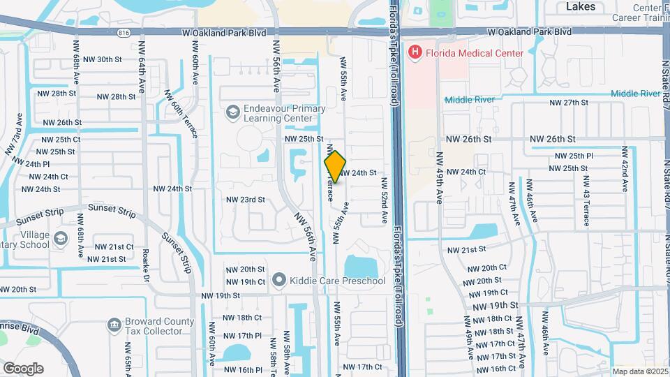 2240 NW 55th Terrace Map and Location Details