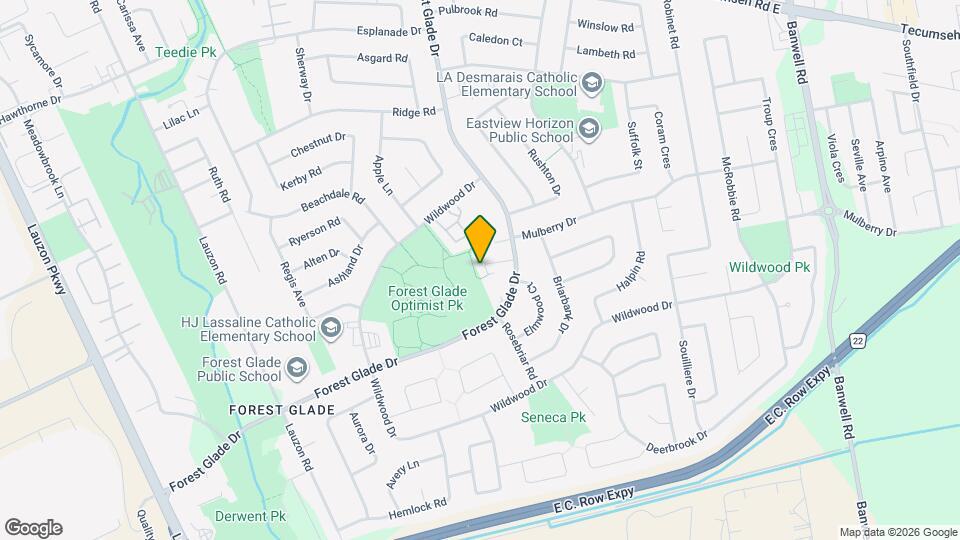 9940 Forest Glade Ct Map and Location Details