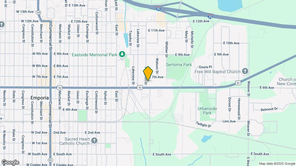 612 Peyton St Map and Location Details