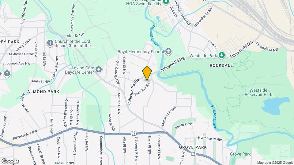 1026 Sims Ave NW Map and Location Details