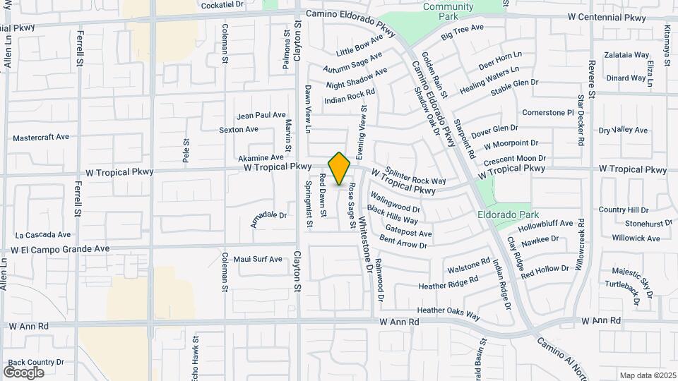 9835 Arrowleaf St Map and Location Details