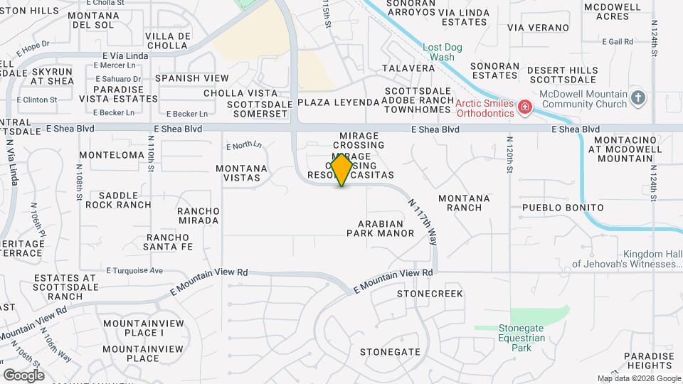 11571 E Cochise Dr Map and Location Details