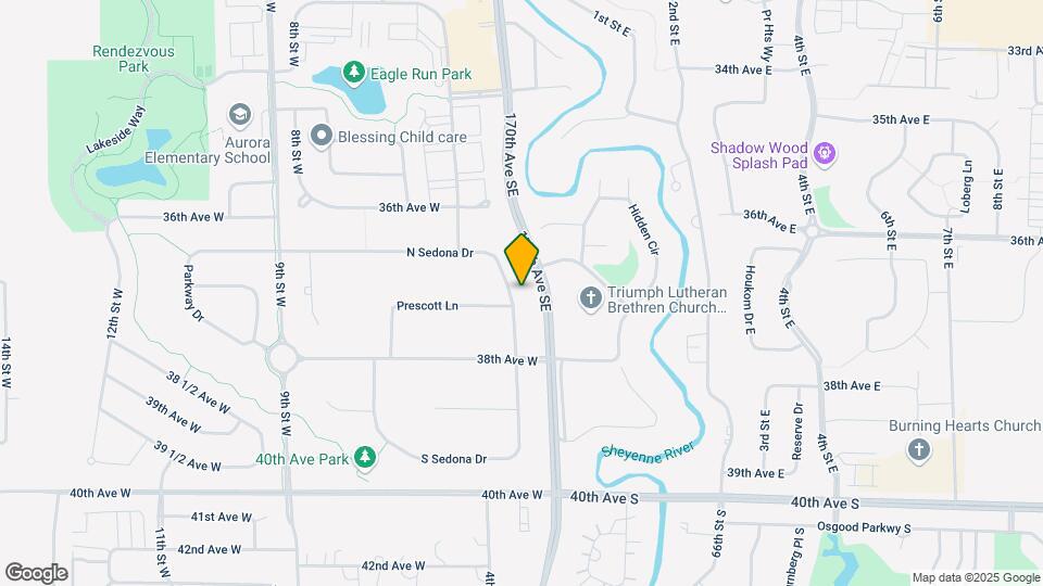 3709 N Sedona Dr Map and Location Details