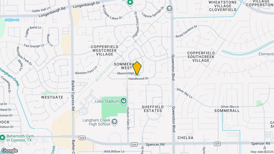 17402 Hamilwood Dr Map and Location Details