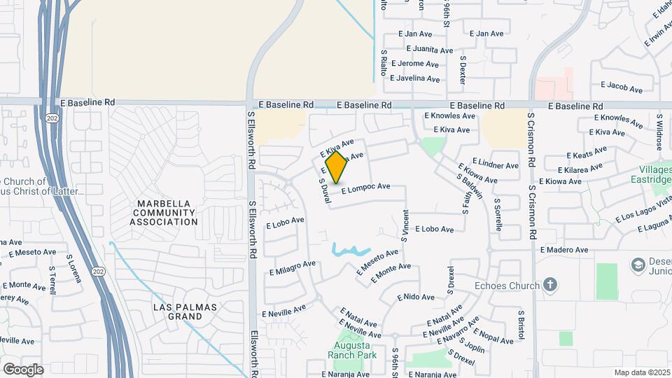 9442 E Lompoc Ave Map and Location Details