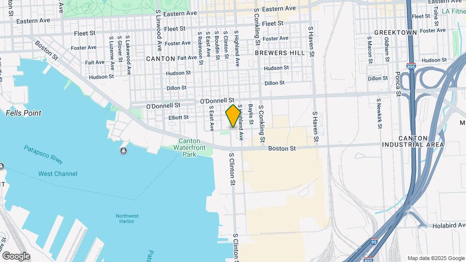 1301 S Clinton St Map and Location Details