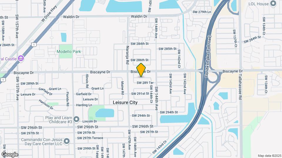 14500 SW 289th St Map and Location Details