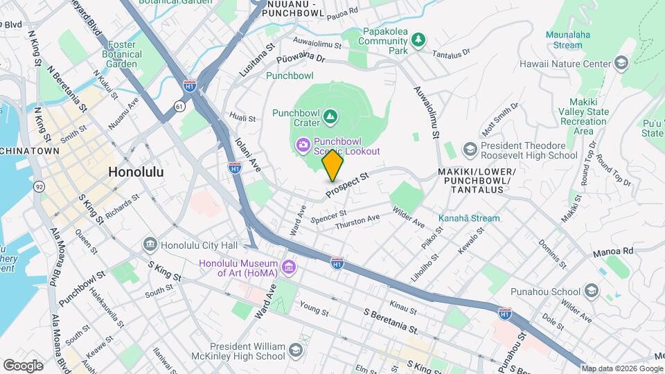 968 Prospect St Map and Location Details