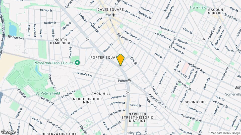 1955 Massachusetts Ave, Unit 2 Map and Location Details
