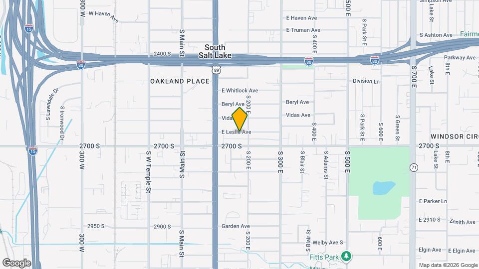 160 E Leslie Ave Map and Location Details