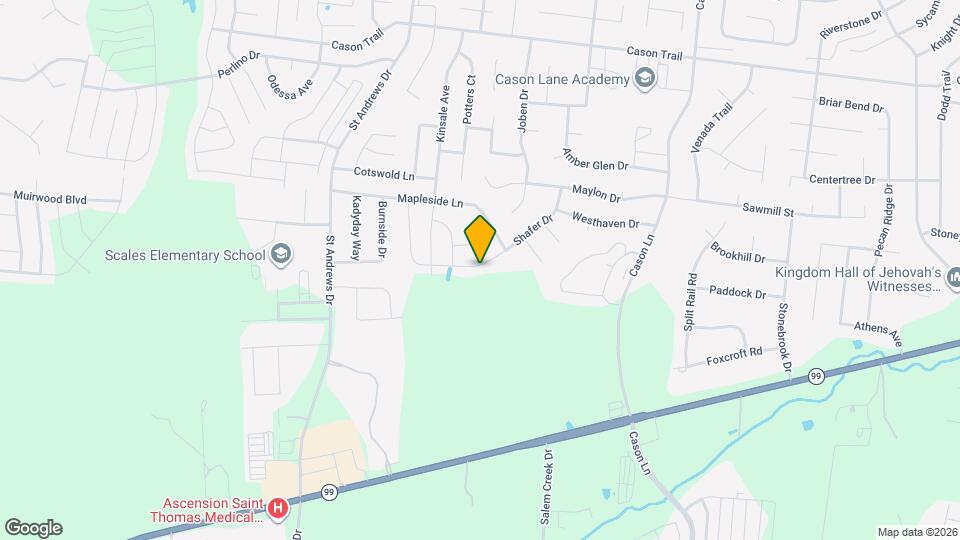 2043 Shafer Dr Map and Location Details