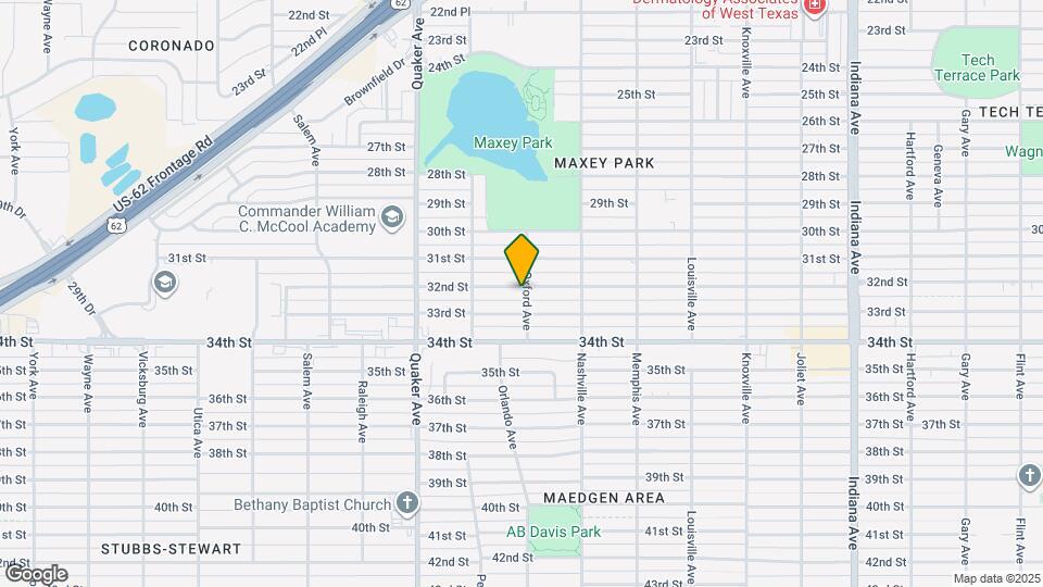 4101 32nd St Map and Location Details