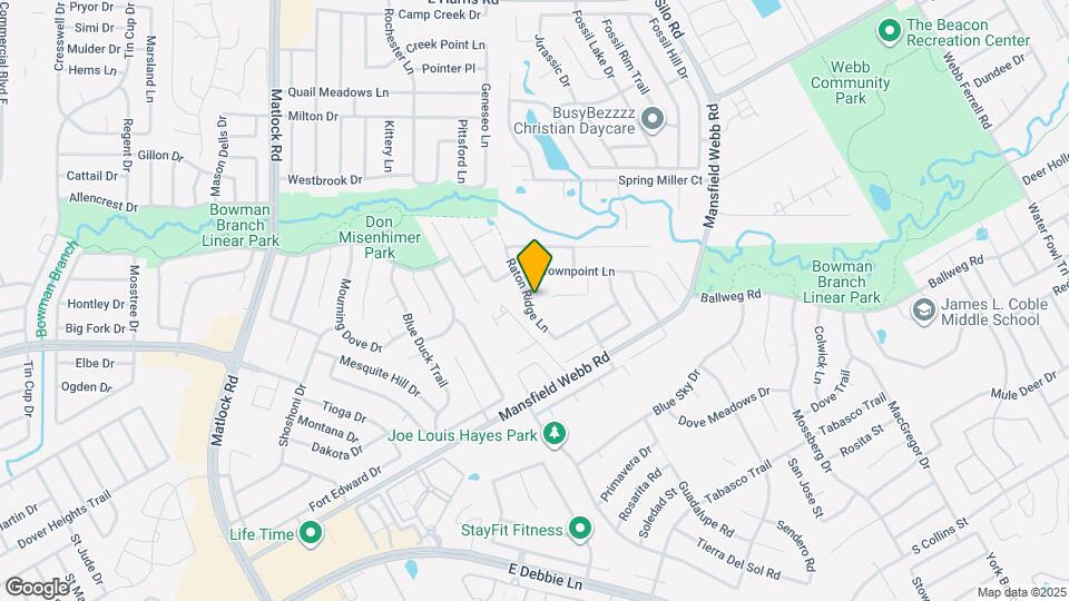 7909 Raton Ridge Ln Map and Location Details