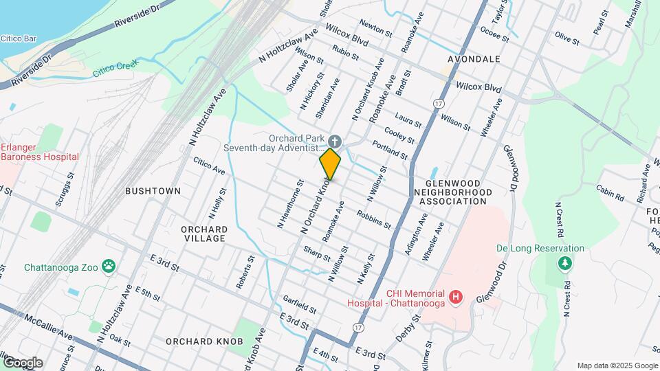 860 N Orchard Knob Ave Map and Location Details