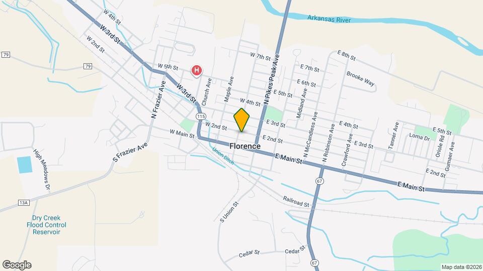 129 W 2nd St Map and Location Details