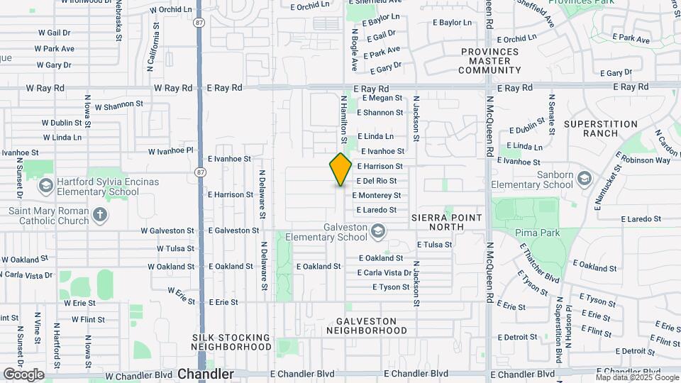 721 N Fresno St Map and Location Details