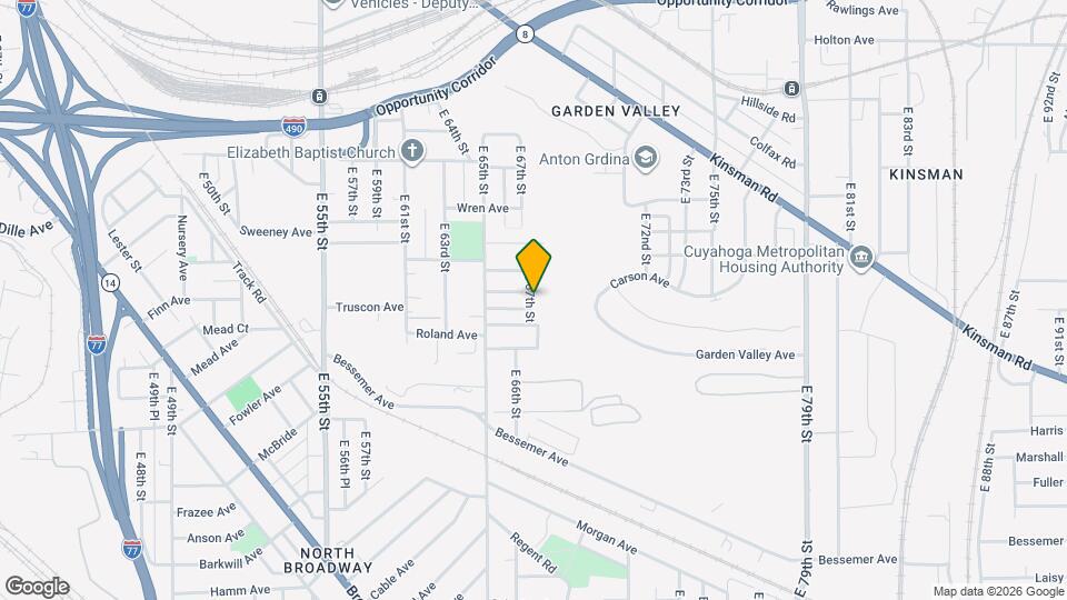 3081 E 67th St Mapa y Detalles de la Ubicación