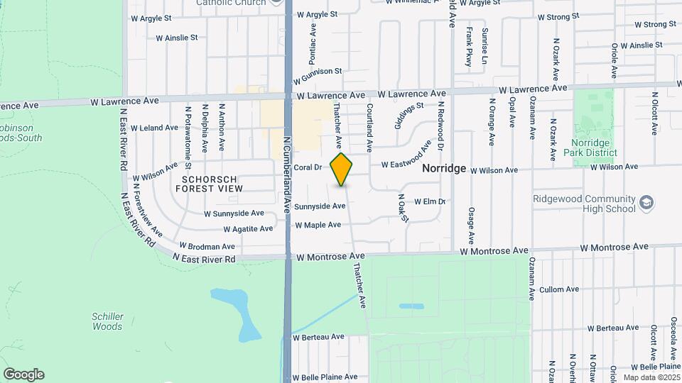 4520 Thatcher Ave Map and Location Details