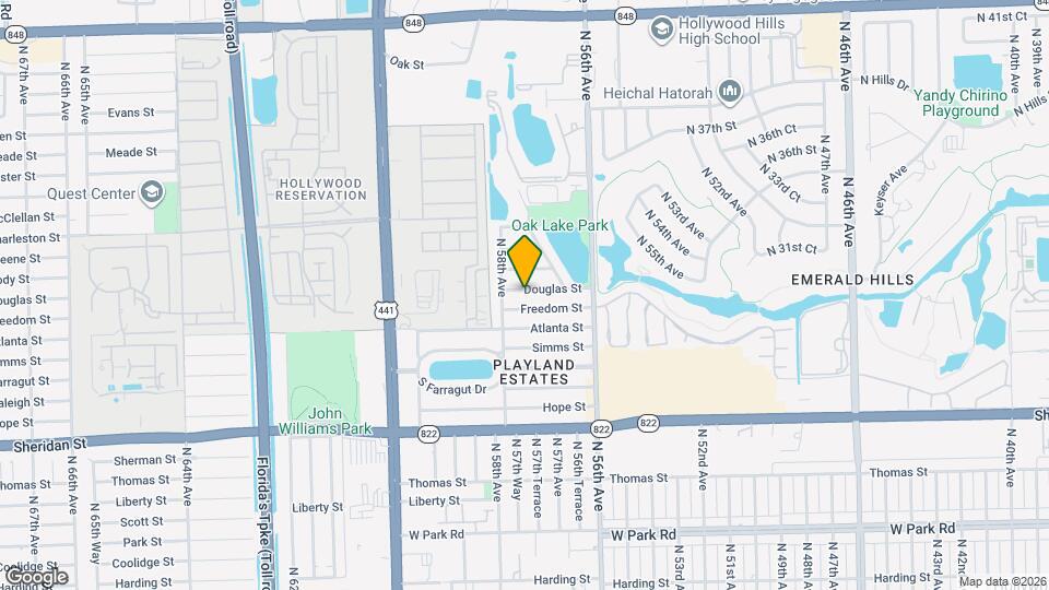 5720 Douglas St Map and Location Details