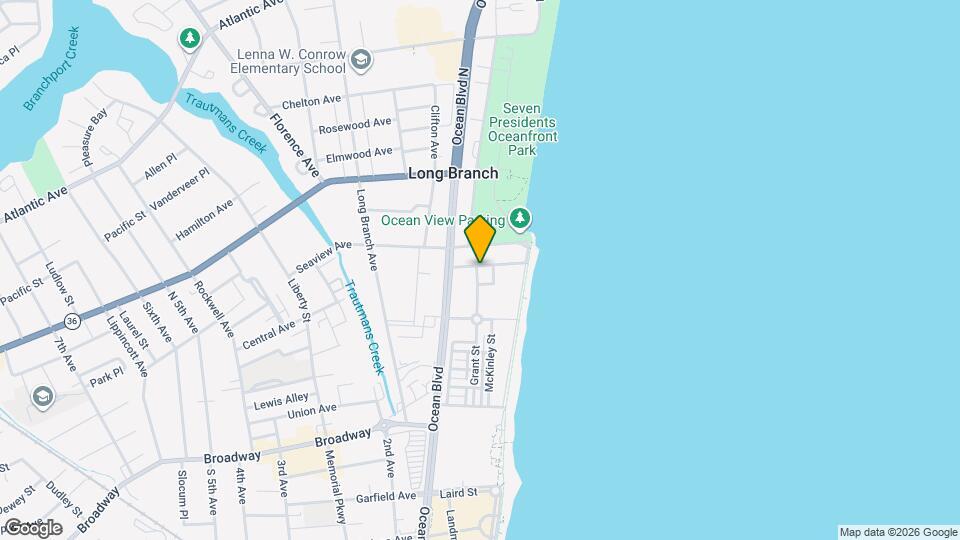 74 Ocean Terrace Mapa y Detalles de la Ubicación