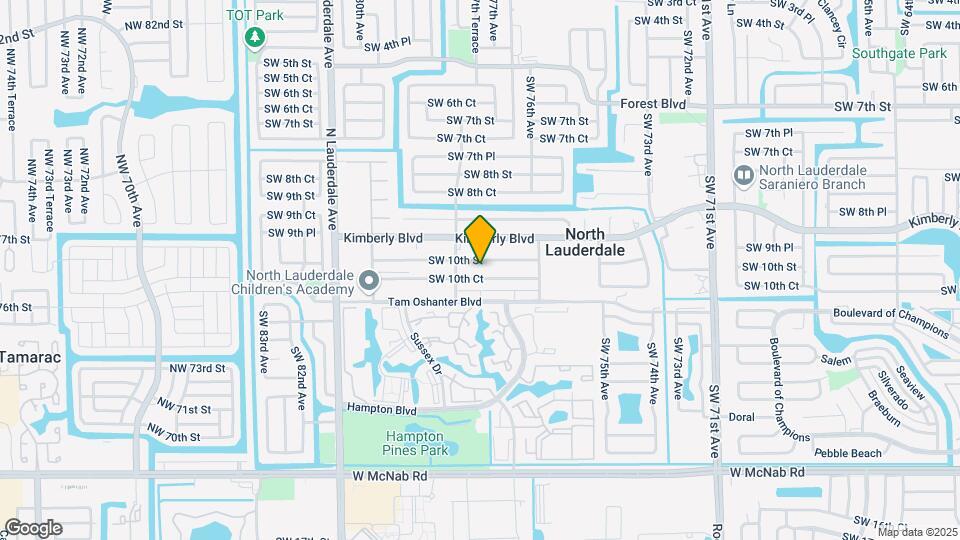 7721 SW 10th Ct Map and Location Details
