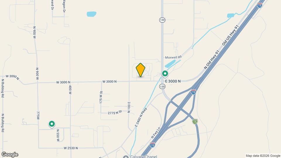 206 E 3025 N Map and Location Details