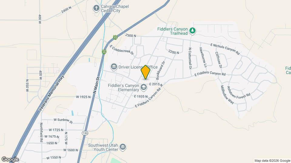 489 E 2015 N Map and Location Details