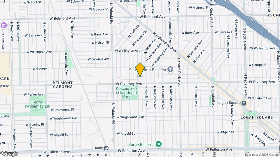 2817 N Avers Ave-Unit -3 Map and Location Details